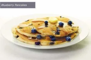 Family Restaurant BlueBerry Pancakes