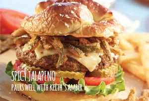 Spicy Jalapeno burger