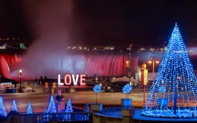 Winter Festival of Lights at the Falls