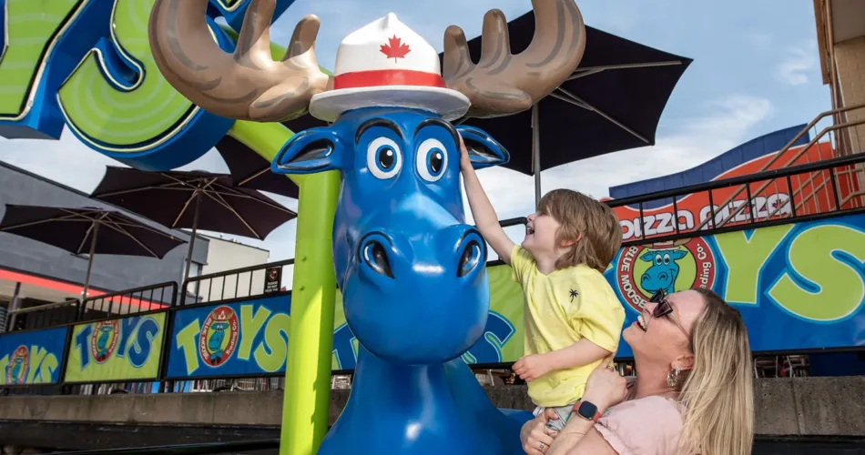 Exterior photo of Blue Moose Gift Shop