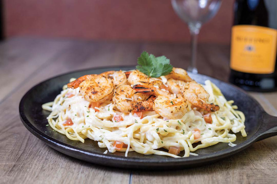 Ruby Tuesday's on Clifton Hill Shrimp Pasta.