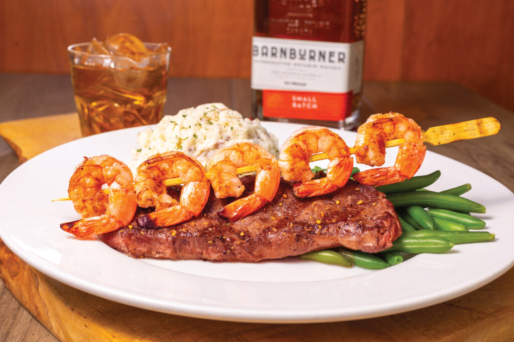 Steak and Shrimp served up at the Clifton Hill Family Restaurant