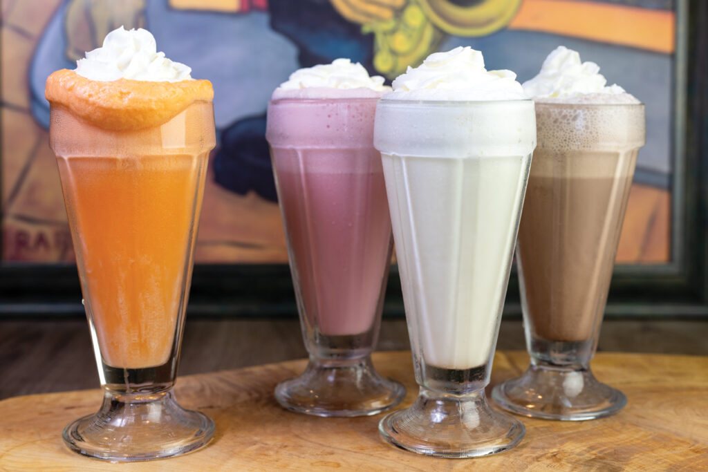 Milkshakes served up at the Clifton Hill Family Restaurant