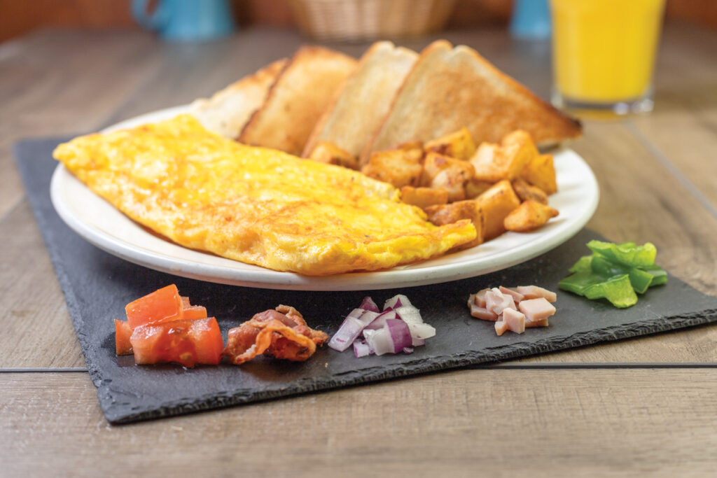 Omelets' served up at the Clifton Hill Family Restaurant.