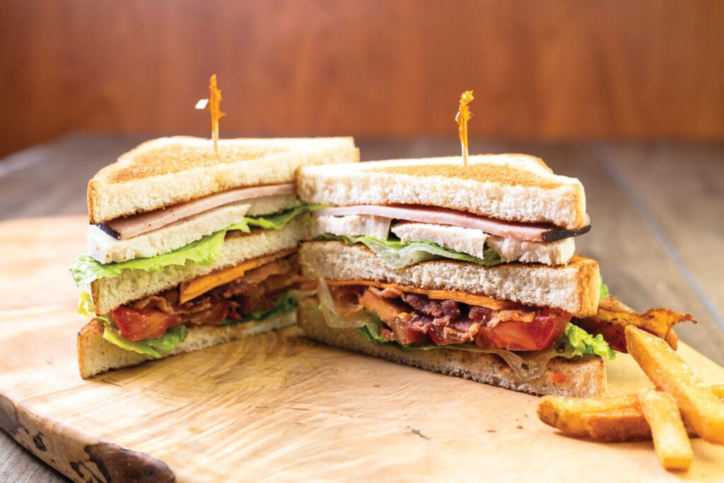 Turkey Club served up at Clifton Hill Restaurant.